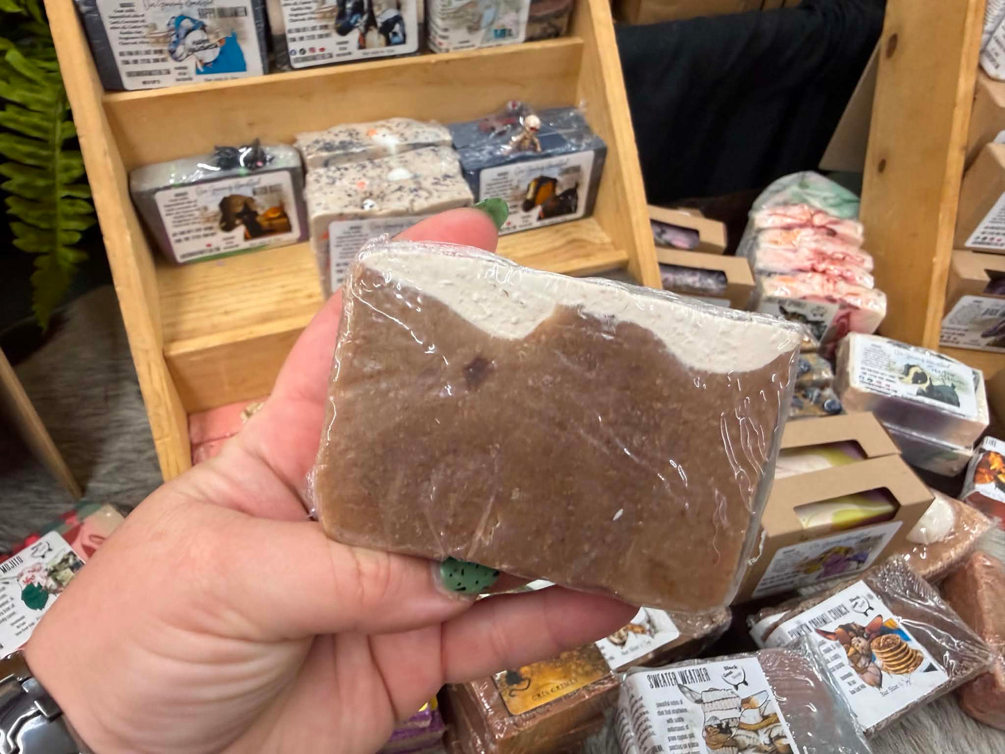 Fresh chocolate Chip cookie bar soap