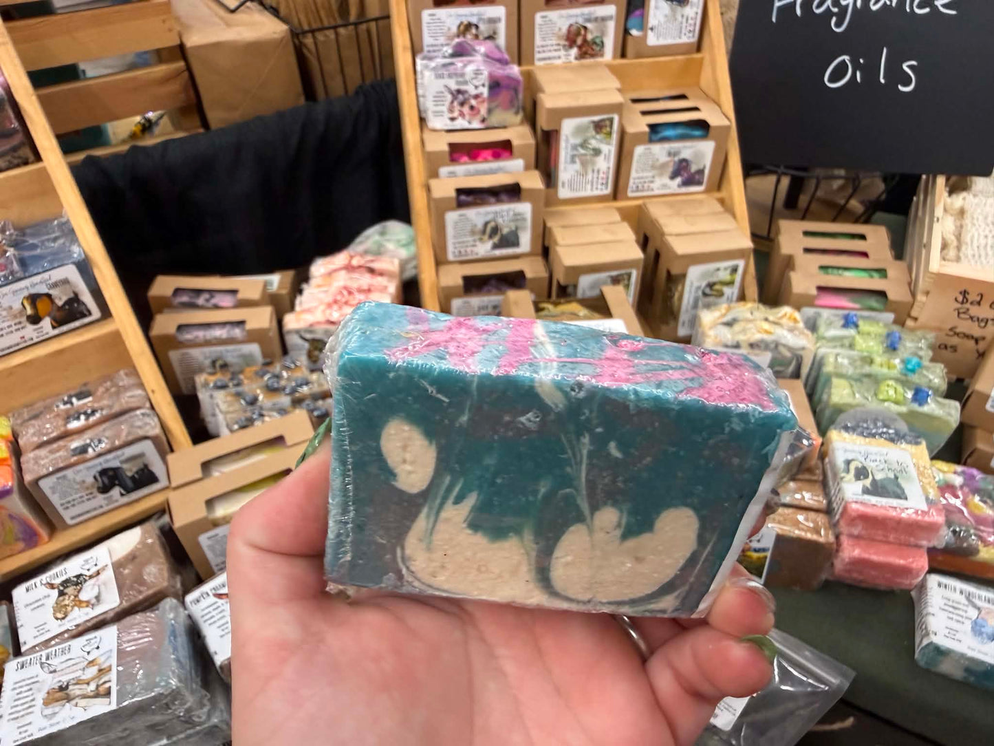 Winter wonderland bar soap