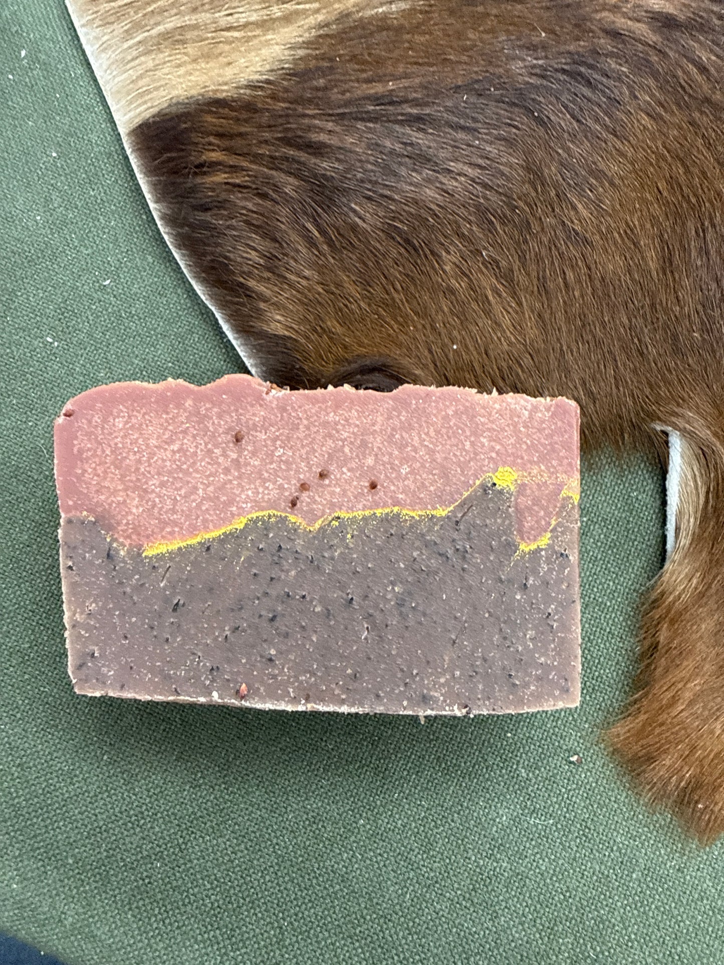 Cranberry rhubarb bar soap