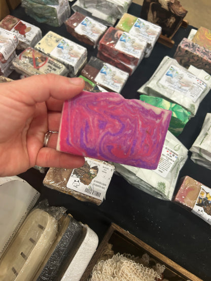 Black Raspberry Vanilla Goat Milk Bar Soap