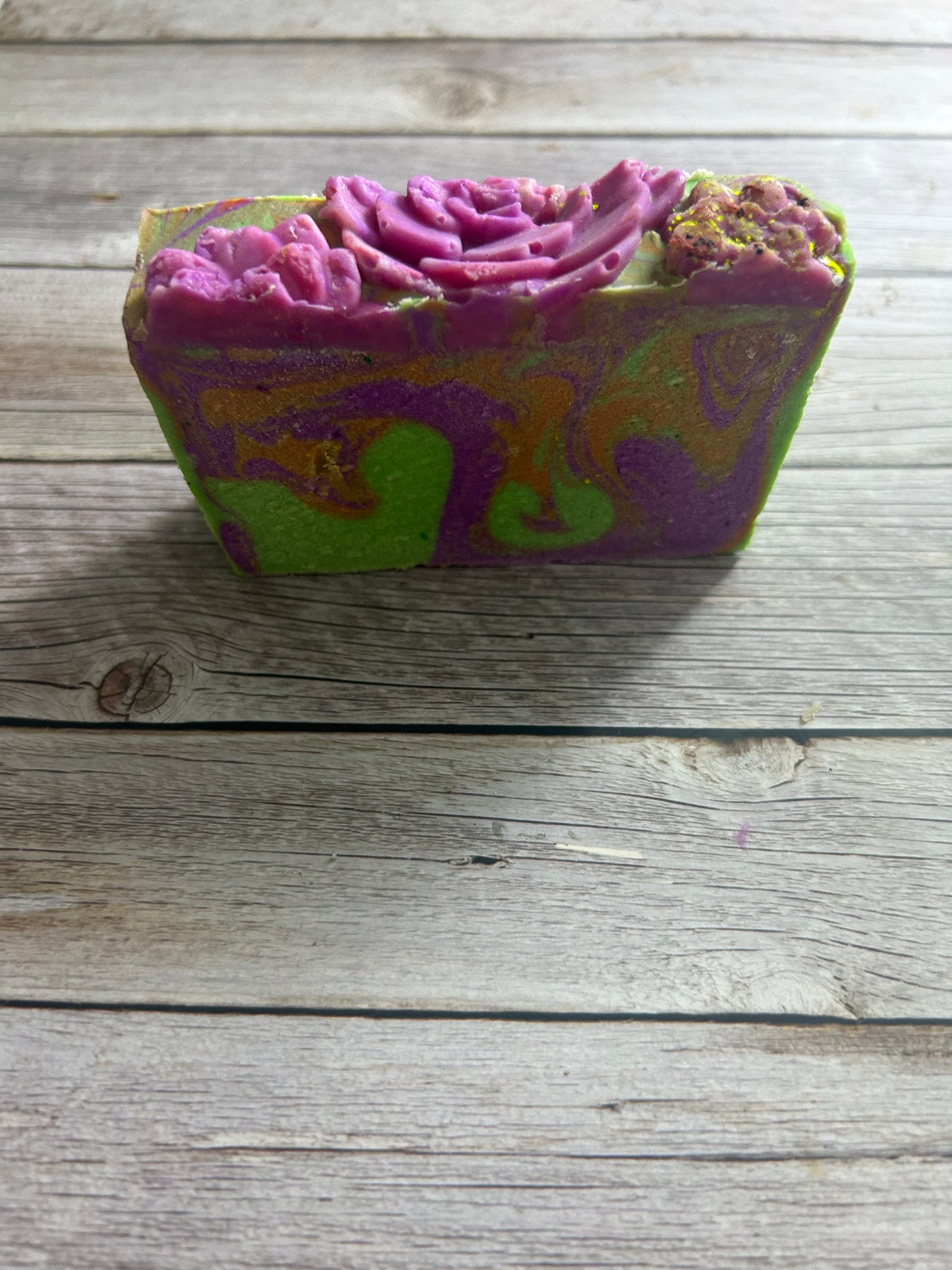 Spring Bloom goat milk bar soap