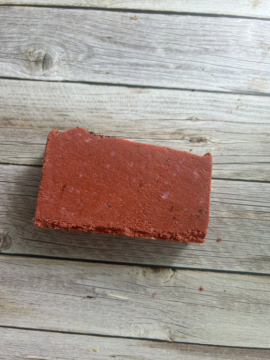 Juicy pomegranate, goat milk soap