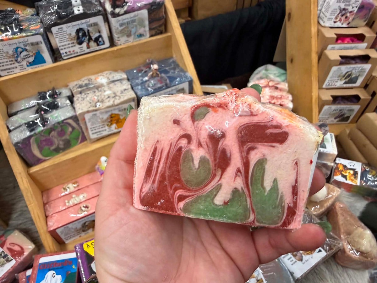 Christmas Sparkle bar soap