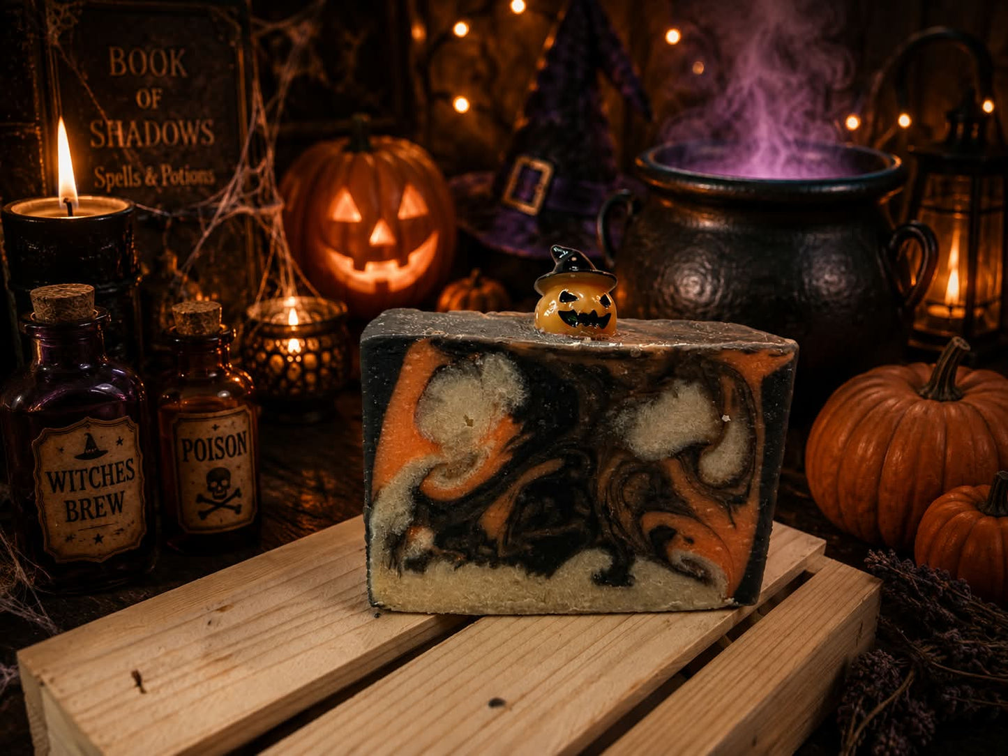 Pumpkin Witch Bar soap